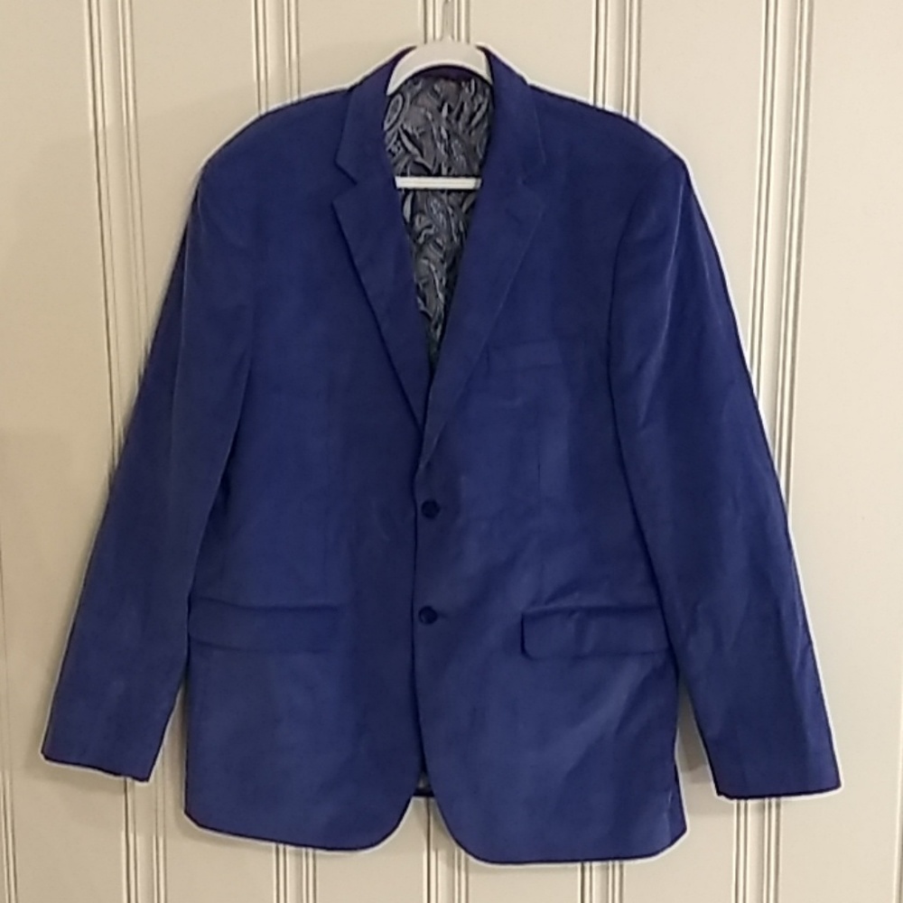 Blue Corduroy Men's Sportcoat by Alan Flusser